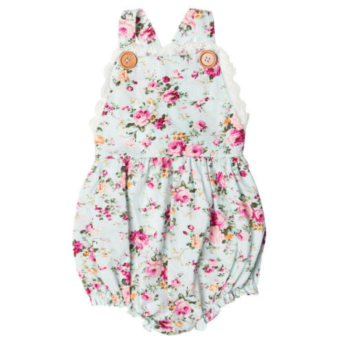 Baby Girl Flower print Romper