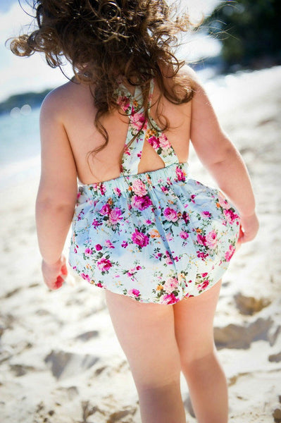 Baby Girl Flower print Romper