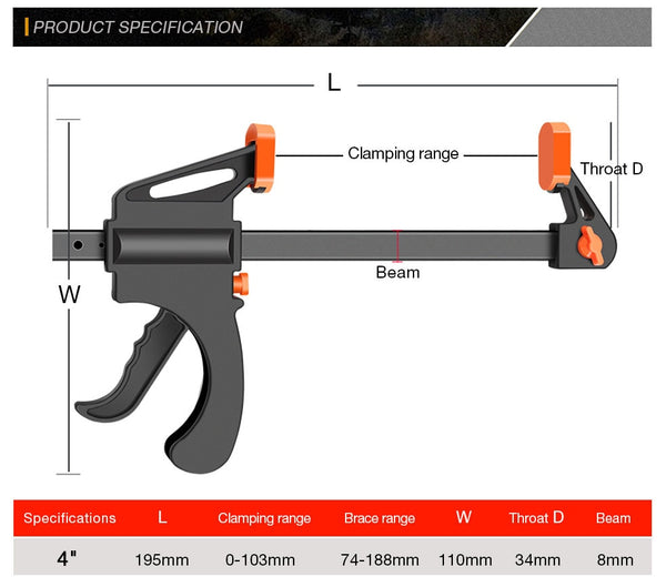 Work Bar Clamp