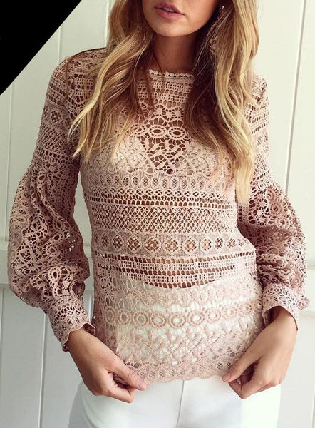 Lace blouse shirt