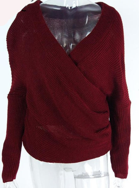 V neck sweater