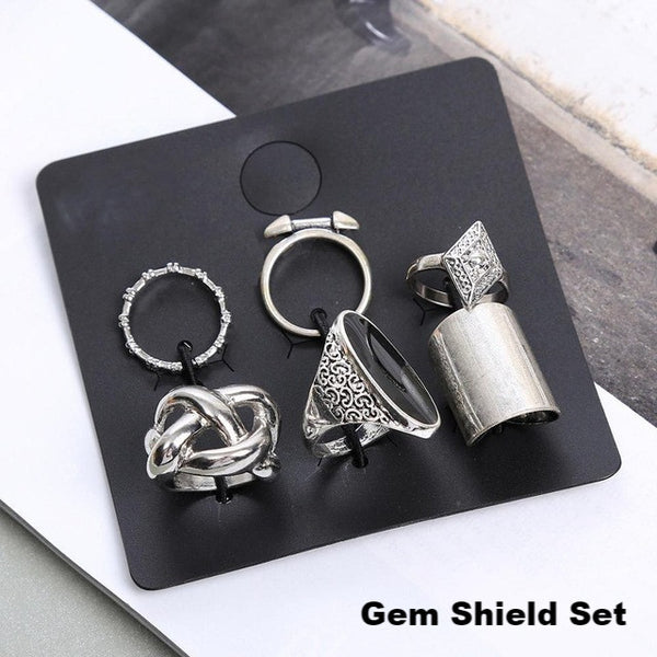 Elephant Boho Ring Sets