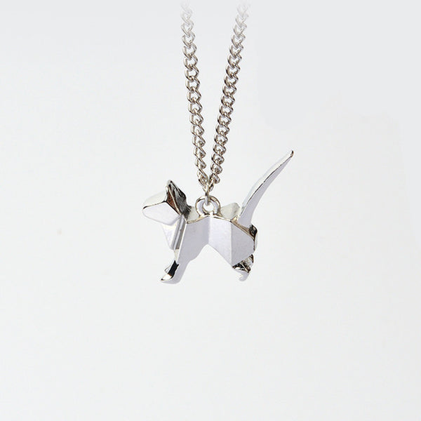 Origami Cat Necklace (Free Just pay Shipping)