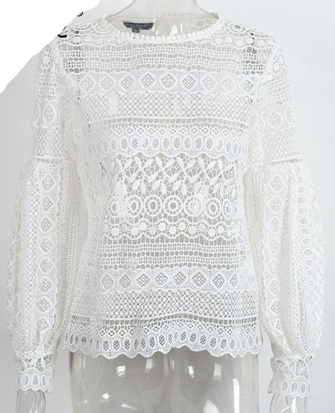 Lace blouse shirt