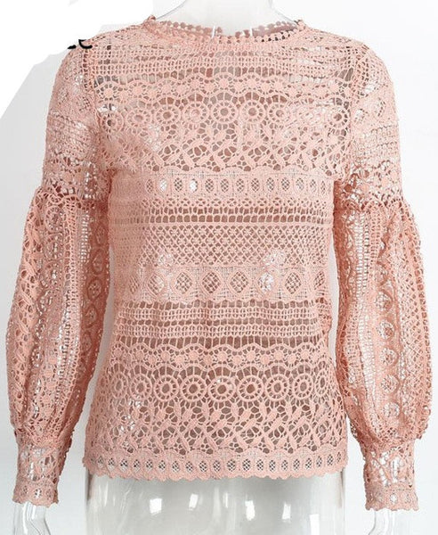 Lace blouse shirt