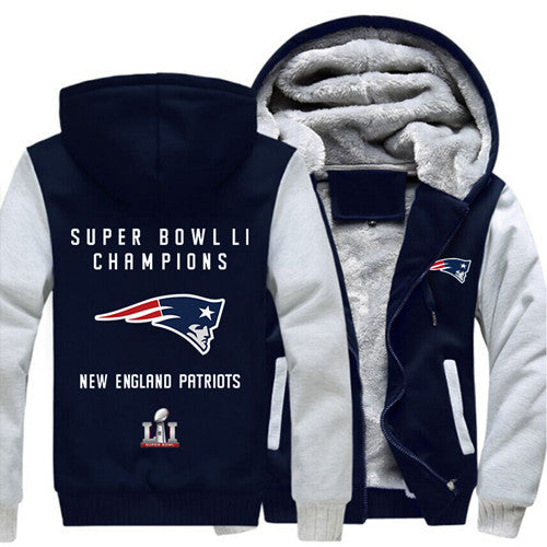 Pats Super Bowl LI Zipper Jacket