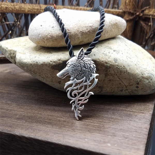 Viking wolf necklace