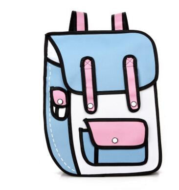 Cartoon style 2d Backpack