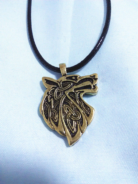 Norse Talisman Pendant Necklace (Gold)