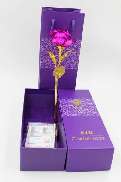 Gold Foil Plated Rose <3