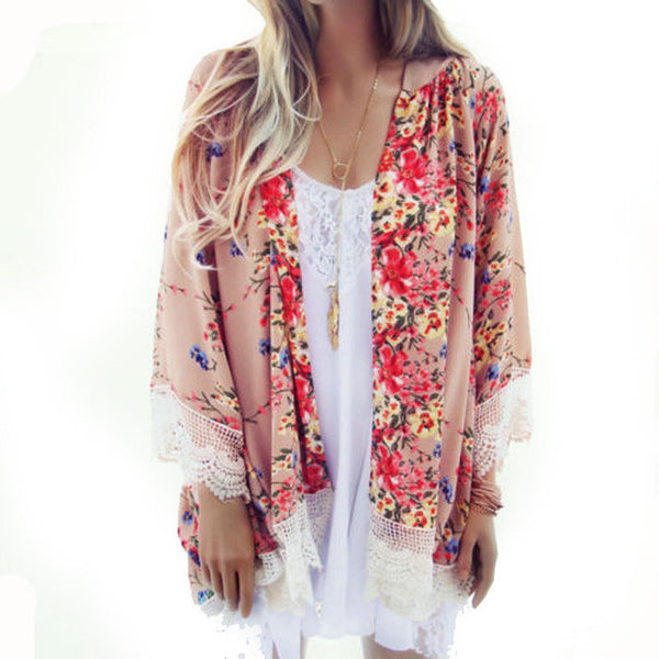 Chiffon Vintage Floral Blouse