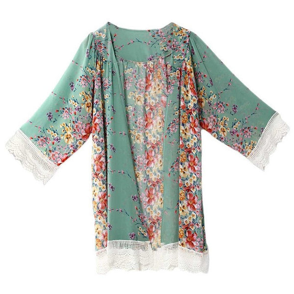 Chiffon Vintage Floral Blouse