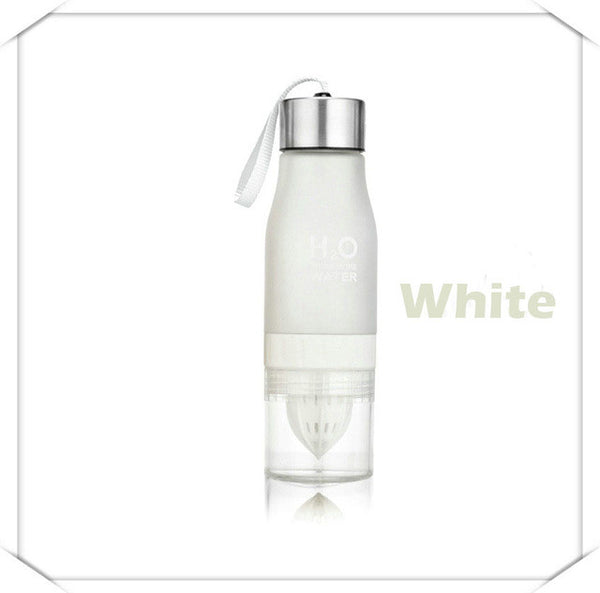 650ml Water Bottle H20 - dual use - plastic (Free Shipping)