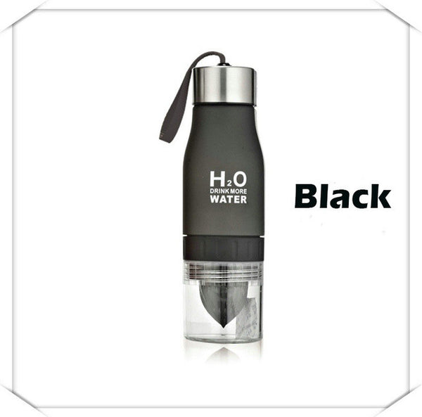 650ml Water Bottle H20 - dual use - plastic (Free Shipping)