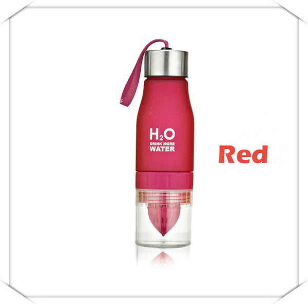 650ml Water Bottle H20 - dual use - plastic (Free Shipping)