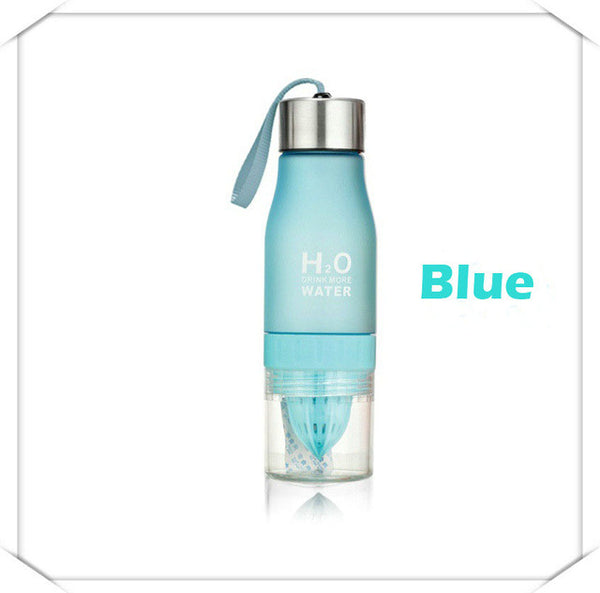 650ml Water Bottle H20 - dual use - plastic (Free Shipping)