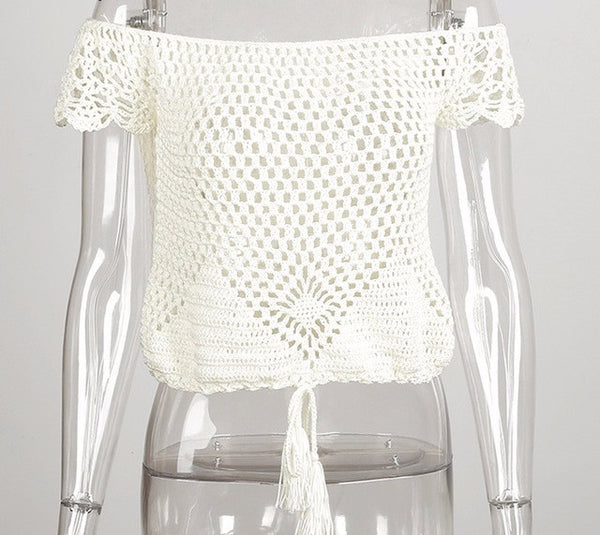 Crochet blouse shirt