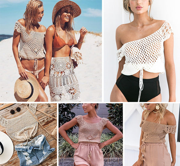 Crochet blouse shirt