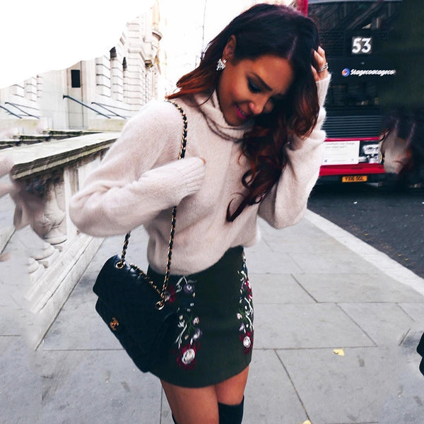 Elegant Floral Skirt