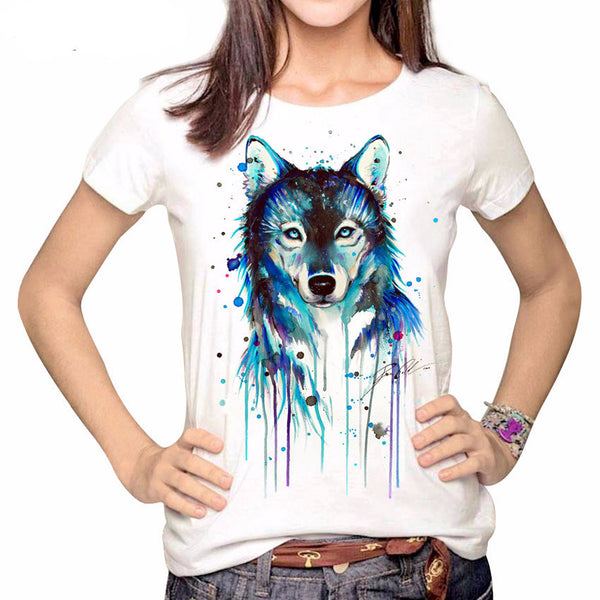 Women Multi Harajuku Printed Tumblr T shirts <3