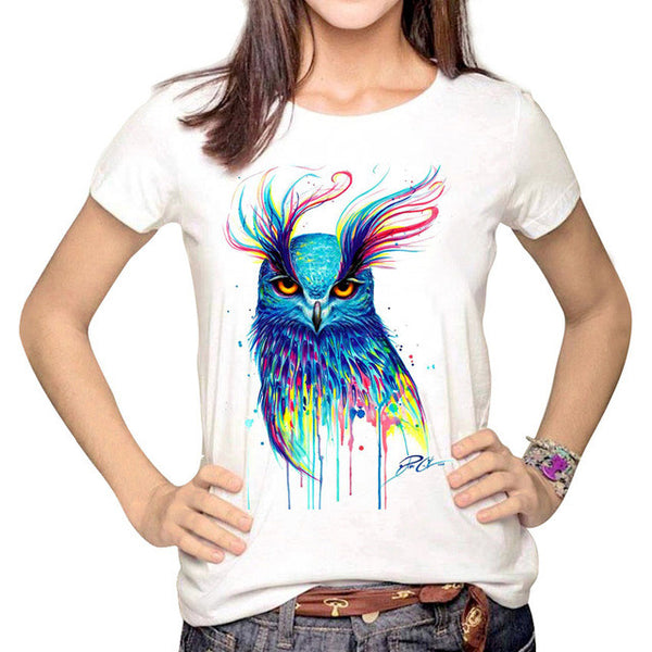 Women Multi Harajuku Printed Tumblr T shirts <3