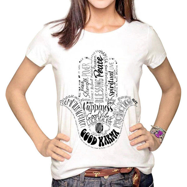 Women Multi Harajuku Printed Tumblr T shirts <3