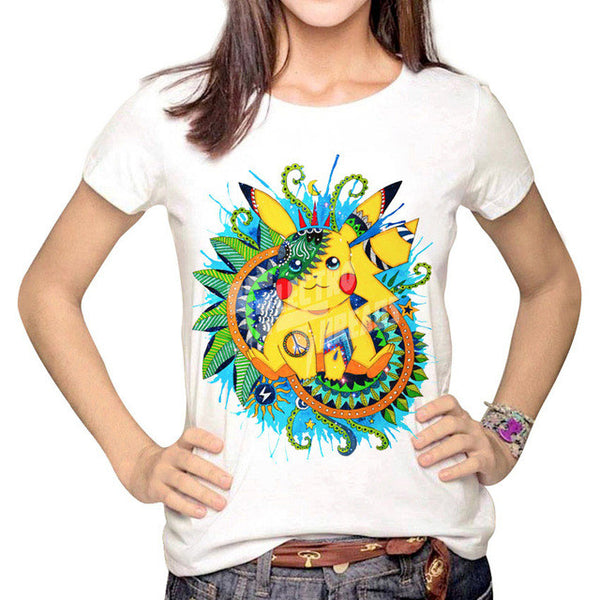 Women Multi Harajuku Printed Tumblr T shirts <3