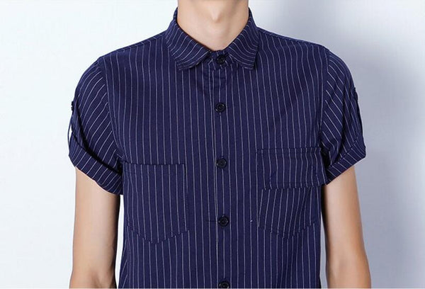 Mens Striped Romper