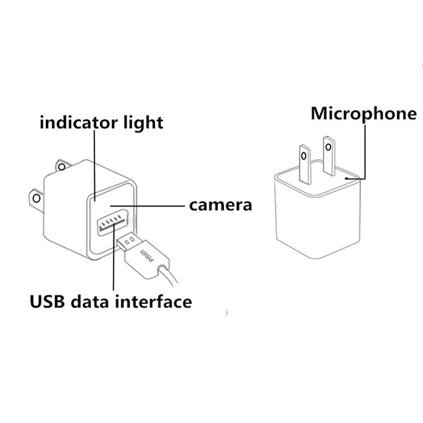 Full HD 1080p USB Charger & Security Camera