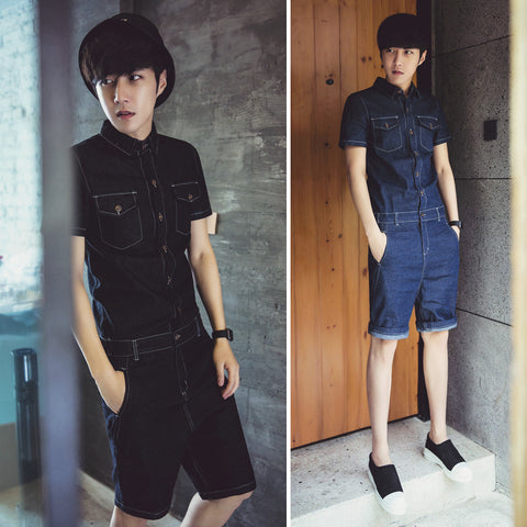 Mens Denim Romper