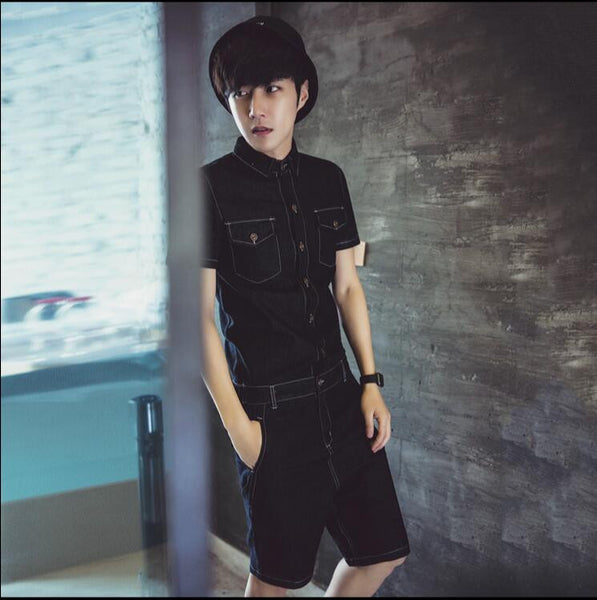 Mens Denim Romper
