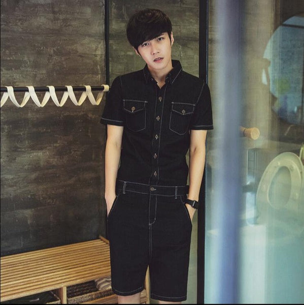 Mens Denim Romper