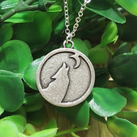 Moon Wolf Necklace