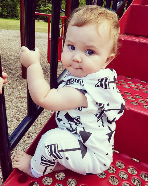 Baby Boy Arrow Romper