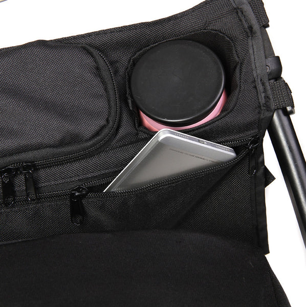 Baby Stroller Organizer Cooler and Thermal Bags Accessories - Black