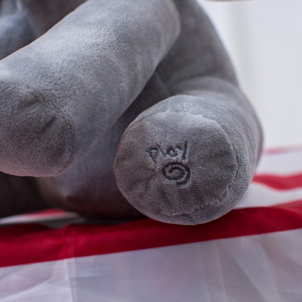 NEW! Musical Peek-A-Boo Elephant Plush Doll