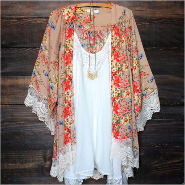 Chiffon Vintage Floral Blouse