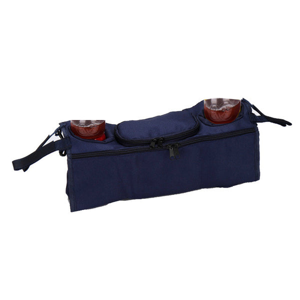 Baby Stroller Organizer Cooler and Thermal Bags Accessories - Black