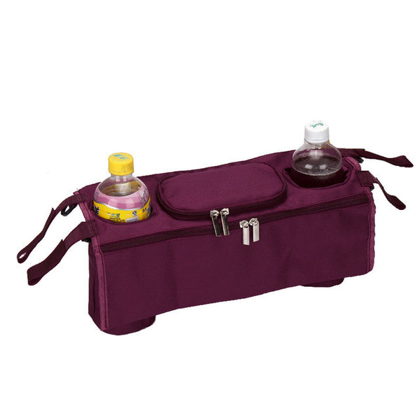 Baby Stroller Organizer Cooler and Thermal Bags Accessories - Black
