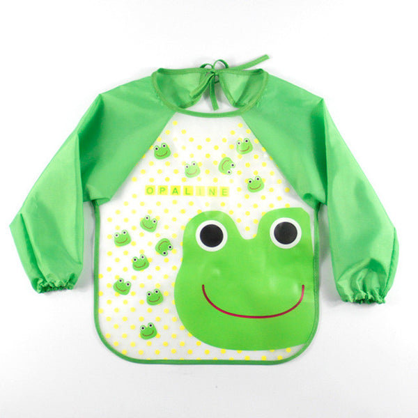 Children/Baby/Toddlers Waterproof Long Sleeve Bibs
