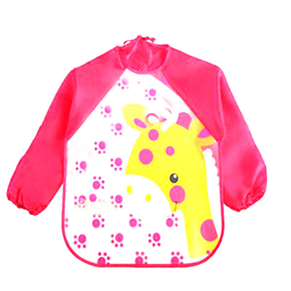Children/Baby/Toddlers Waterproof Long Sleeve Bibs