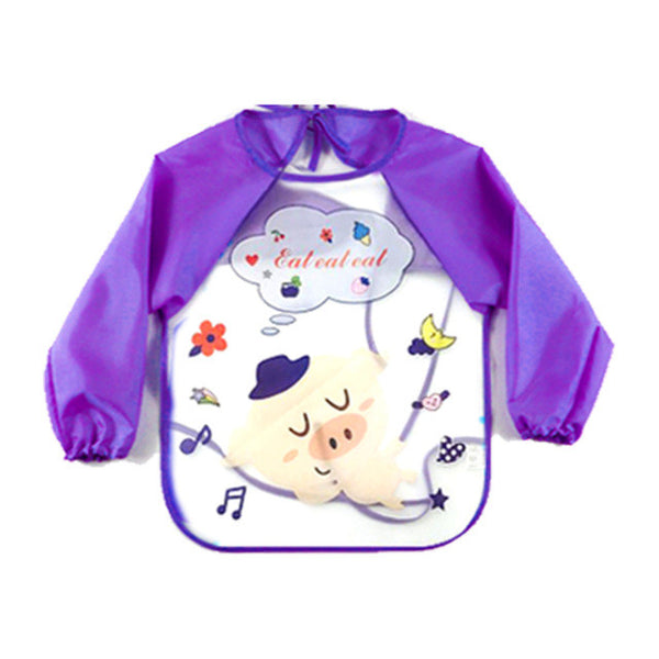 Children/Baby/Toddlers Waterproof Long Sleeve Bibs