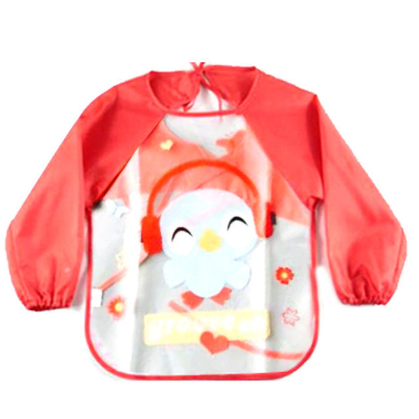 Children/Baby/Toddlers Waterproof Long Sleeve Bibs