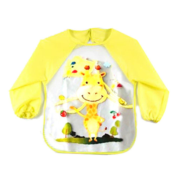 Children/Baby/Toddlers Waterproof Long Sleeve Bibs