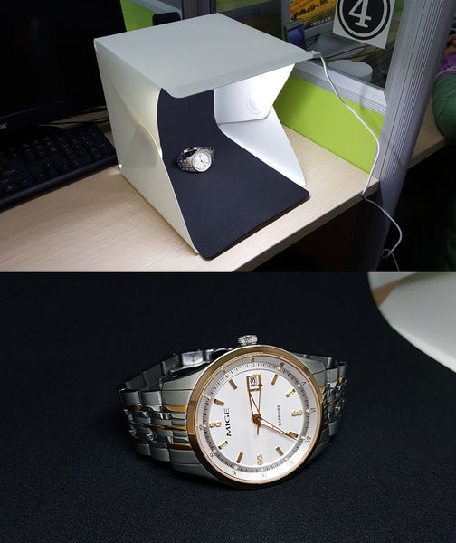 PORTABLE LED STUDIO PHOTO BOX