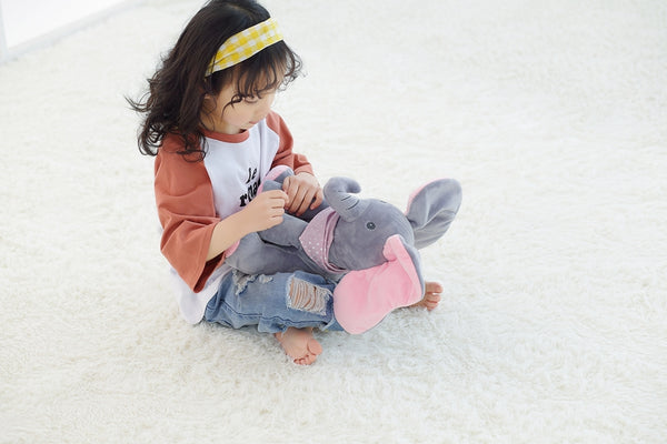 NEW! Musical Peek-A-Boo Elephant Plush Doll