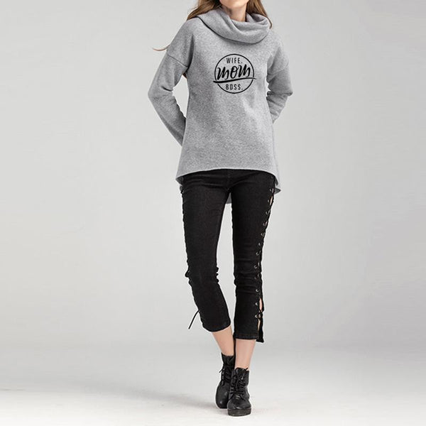 Mom Wife Boss hoodie (Free shipping)