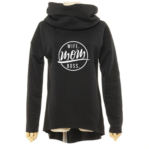 Mom Wife Boss hoodie (Free shipping)