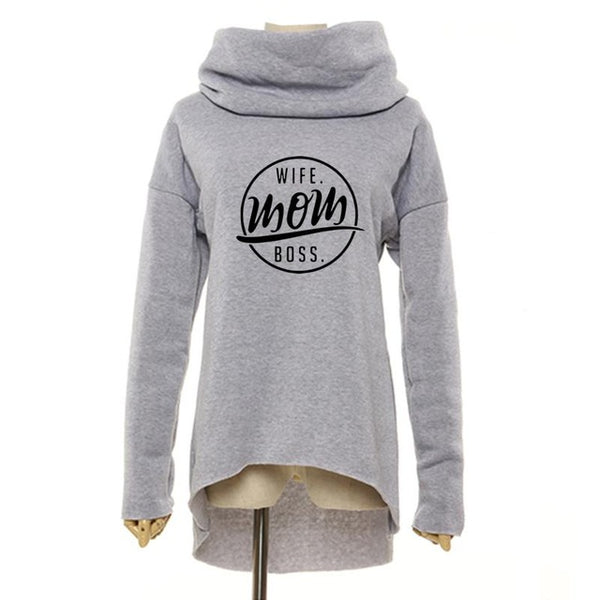 Mom Wife Boss hoodie (Free shipping)
