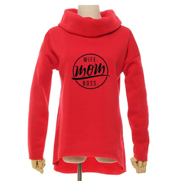 Mom Wife Boss hoodie (Free shipping)
